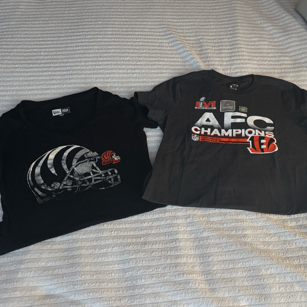 Women’s Size Small, Lot of 2 Cincinnati Bengals T-shirts